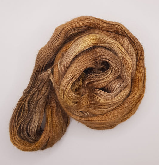 100G Baby Alpaca/Silk hand dyed Lace Weight Yarn- "Punakaiki"
