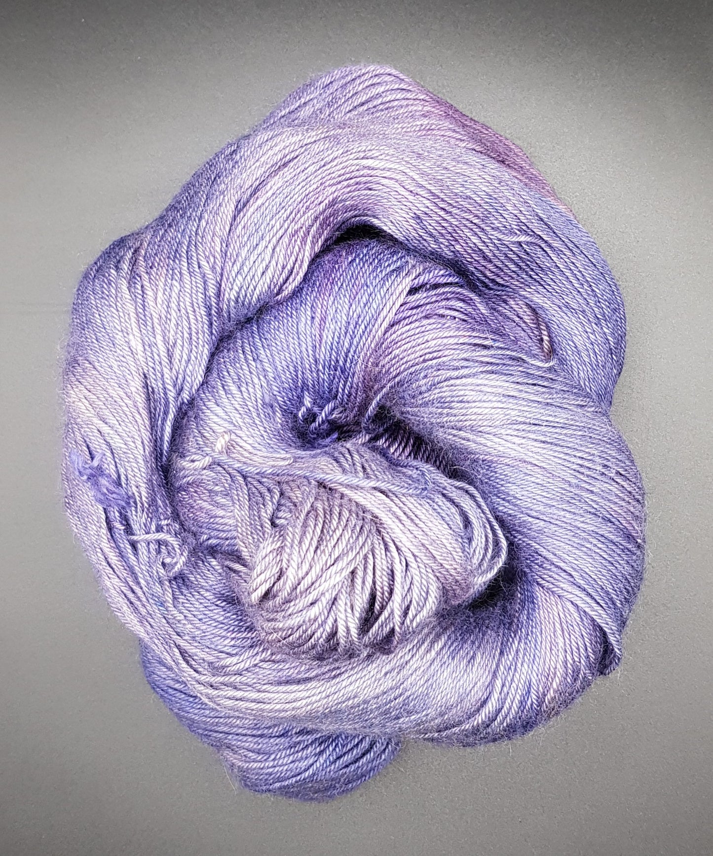 100G 'A' Grade Pure Mulberry Silk/Camel 4 Ply- "Logwood"  Hand Dyed