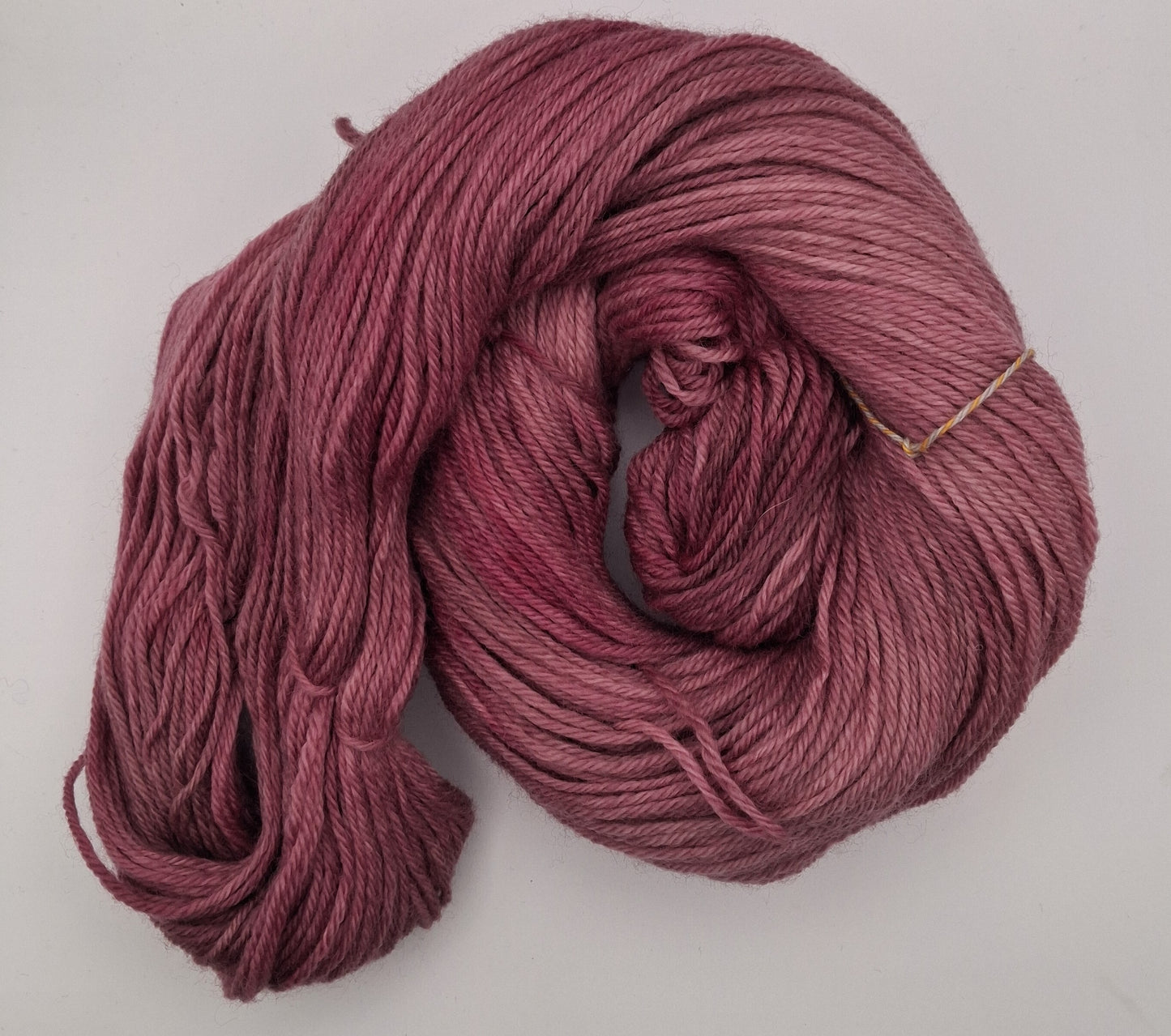"Mauve Taupe" Organic hand dyed DK South American Merino Yarn
