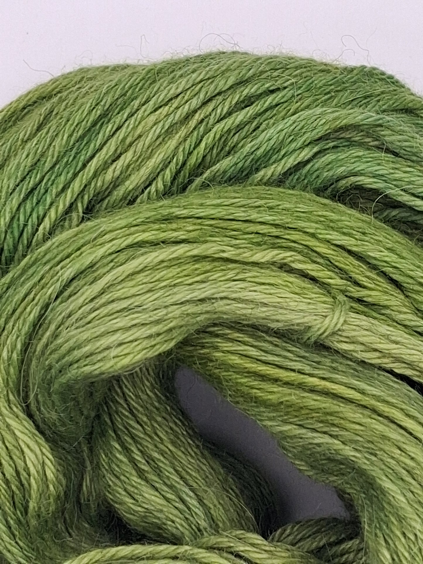 "Prickly Pear" Alpaca/Silk/   Cashmere hand dyed DK Yarn
