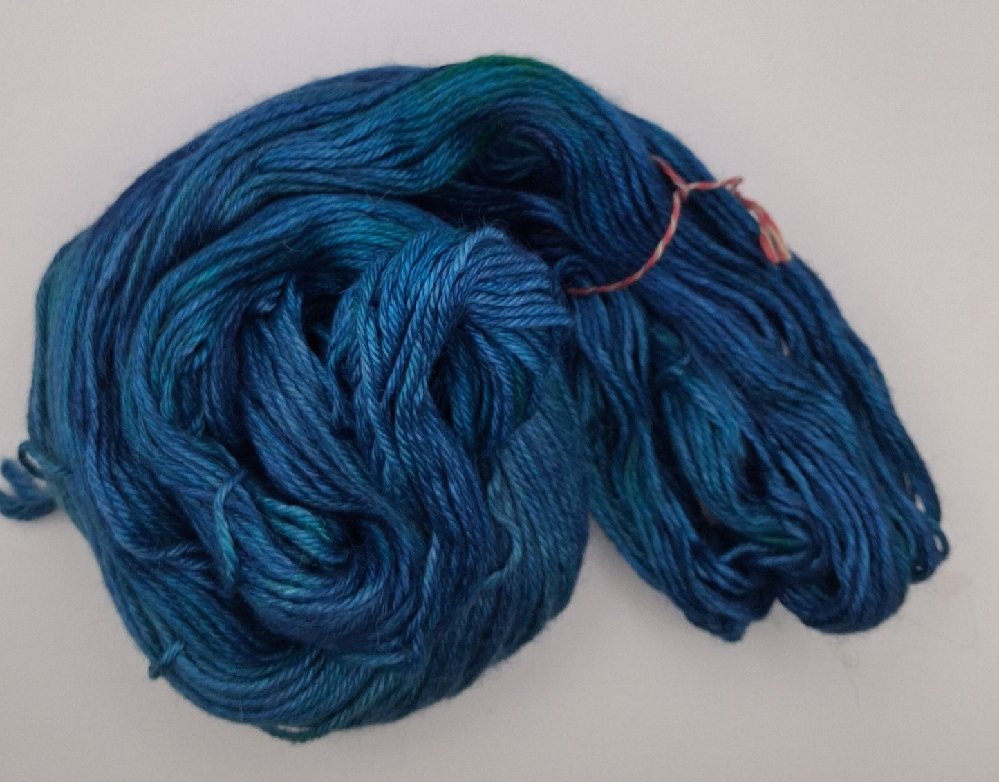 "Lapis" Alpaca/Silk/   Cashmere hand dyed DK Yarn