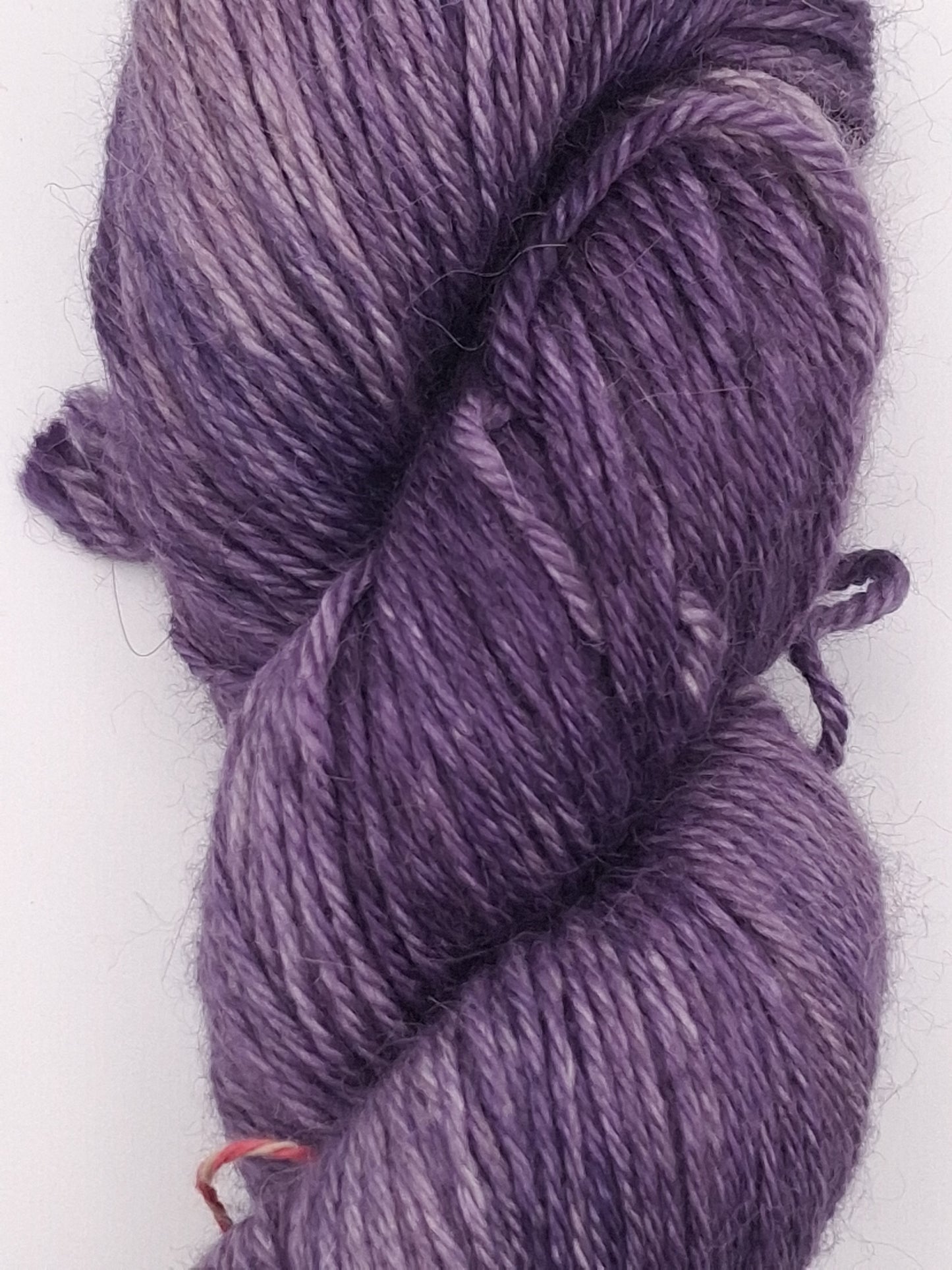 "Shadow Kiss" Alpaca/Silk/   Cashmere hand dyed DK Yarn