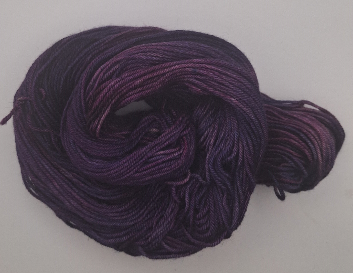"DK-Purple Passion" - 100G Merino/Silk/Yak hand dyed luxury Yarn