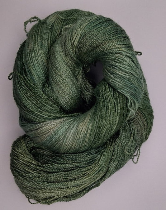"Constable" - 100G Merino/Silk hand dyed Lace weight Yarn