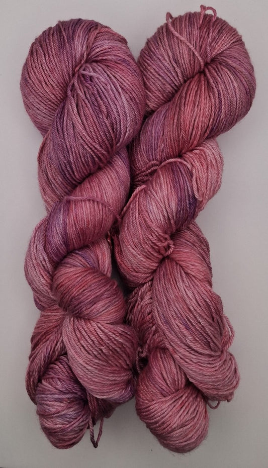 "Flora" 100G Merino/Silk hand dyed Yarn 4 Ply