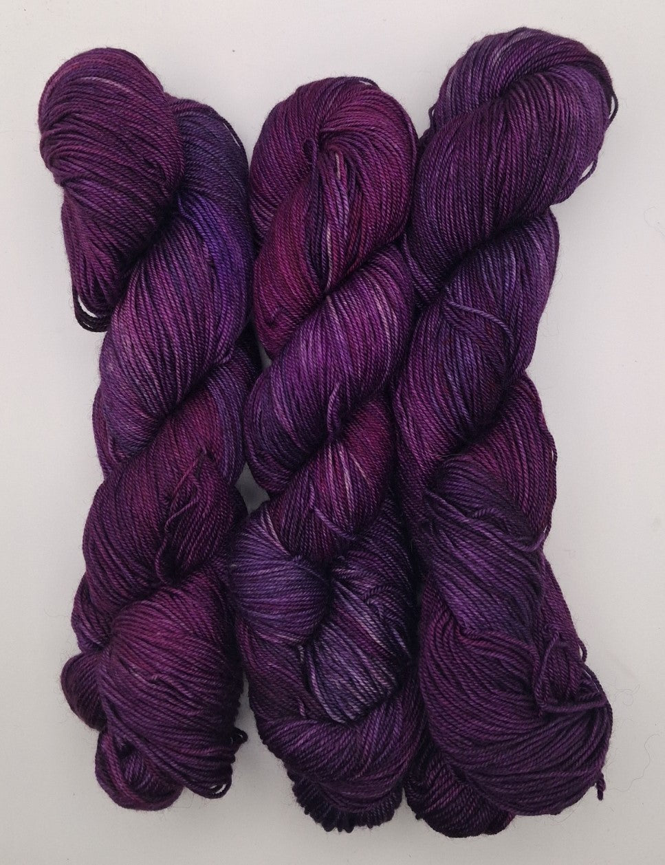 "Purple Passion" - 4 ply - 100G Merino/Silk/Yak hand dyed luxury Yarn