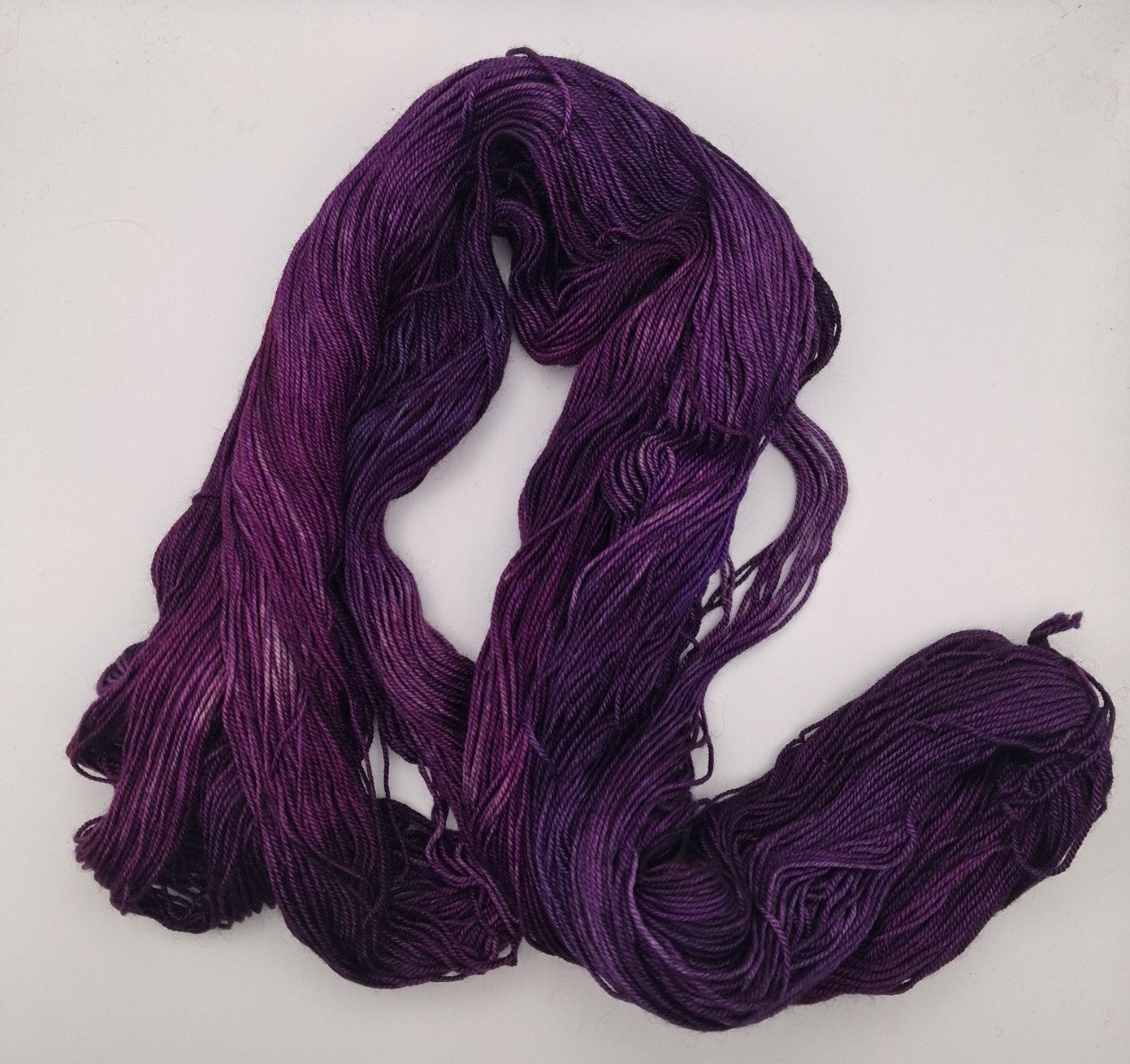 "Purple Passion" - 4 ply - 100G Merino/Silk/Yak hand dyed luxury Yarn