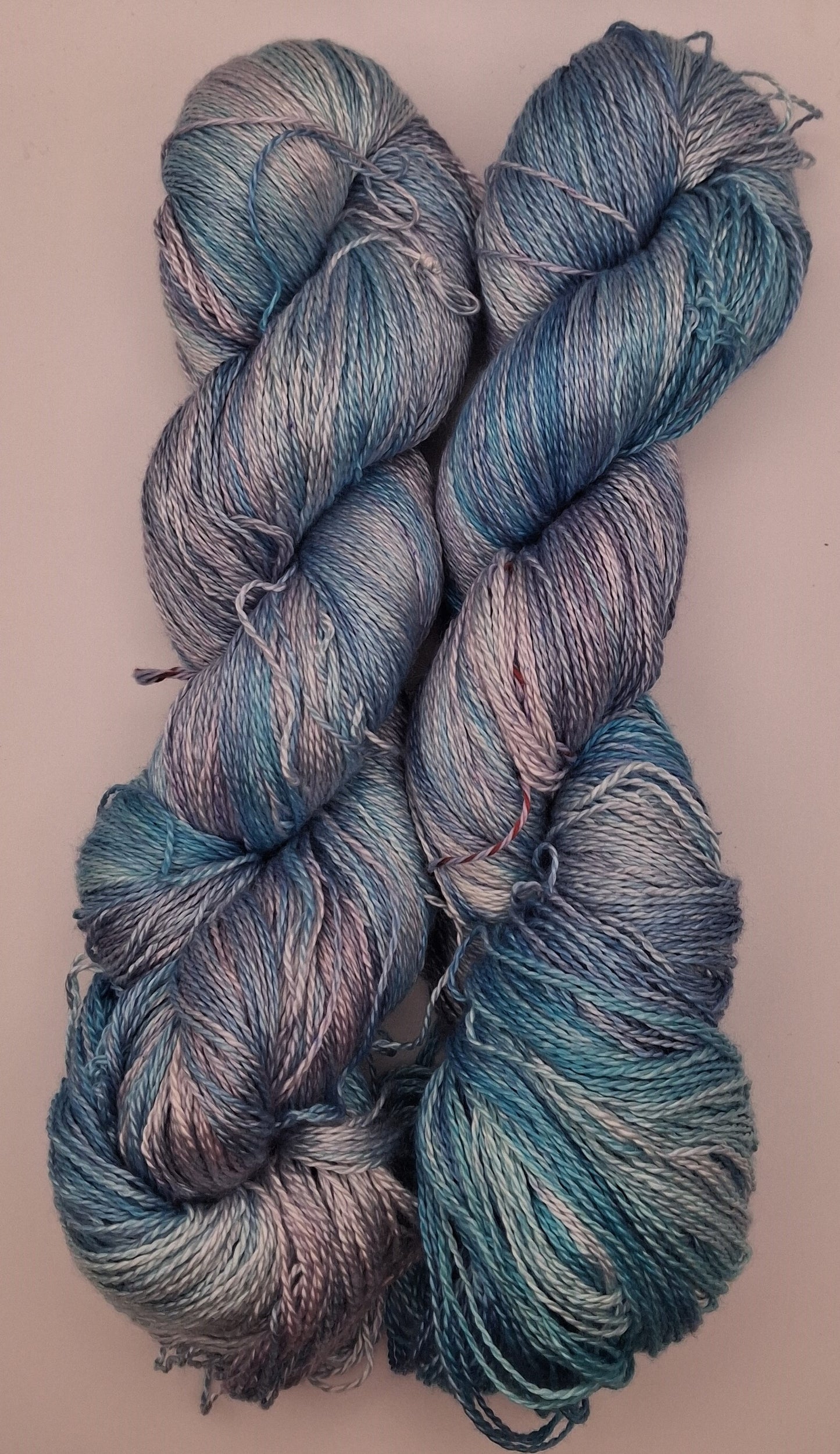 "Selkie"  Hand Dyed Lace weight 100G 'A' Grade Pure Mulberry Silk