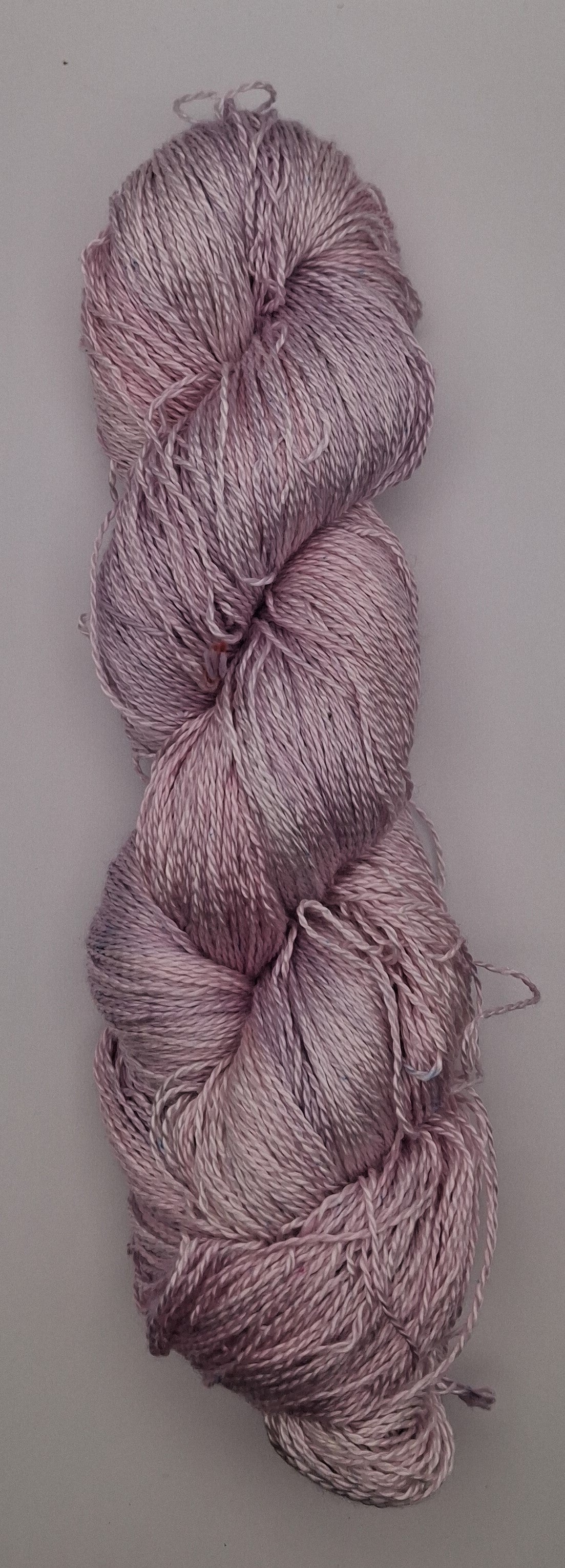 "Chalk Rose"  Hand Dyed Lace weight 100G 'A' Grade Pure Mulberry Silk