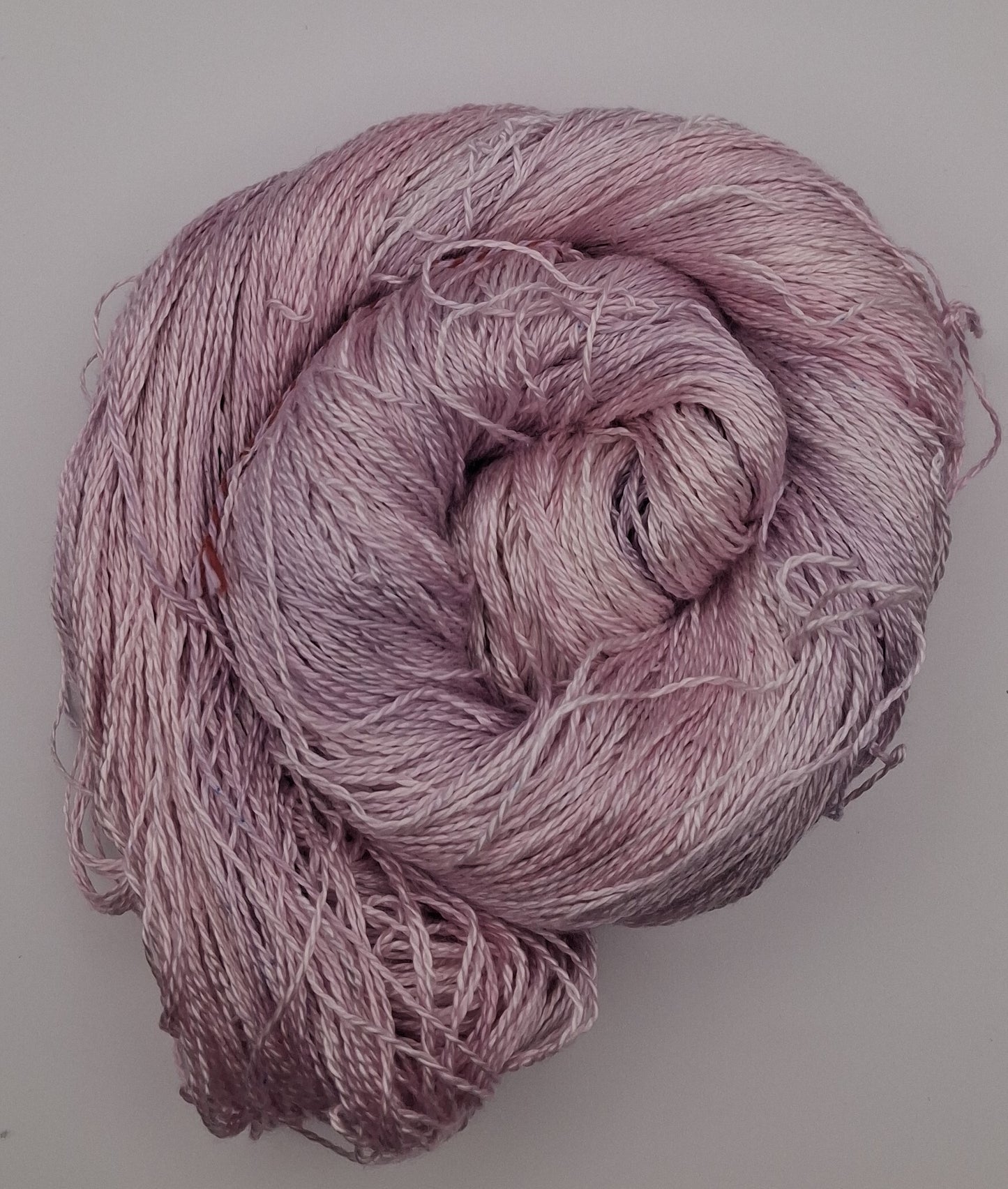 "Chalk Rose"  Hand Dyed Lace weight 100G 'A' Grade Pure Mulberry Silk