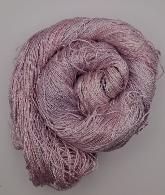 "Chalk Rose"  Hand Dyed Lace weight 100G 'A' Grade Pure Mulberry Silk