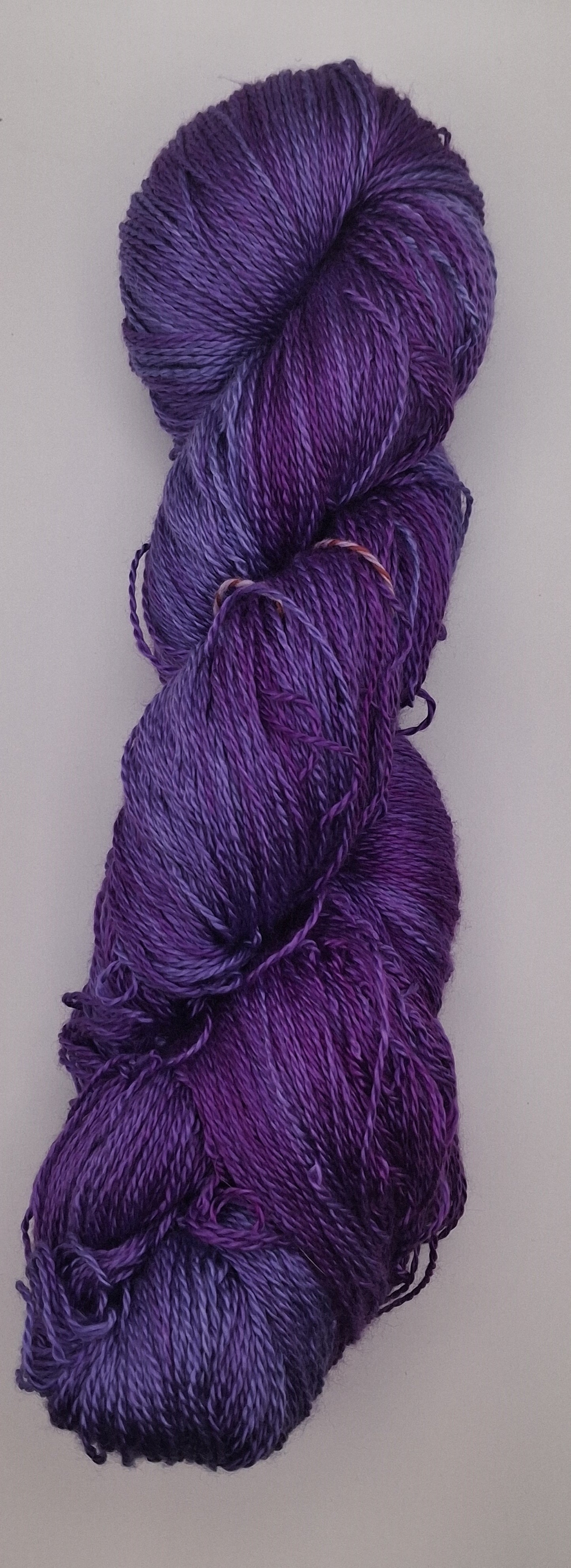 "Iris"  Hand Dyed Lace weight 100G 'A' Grade Pure Mulberry Silk