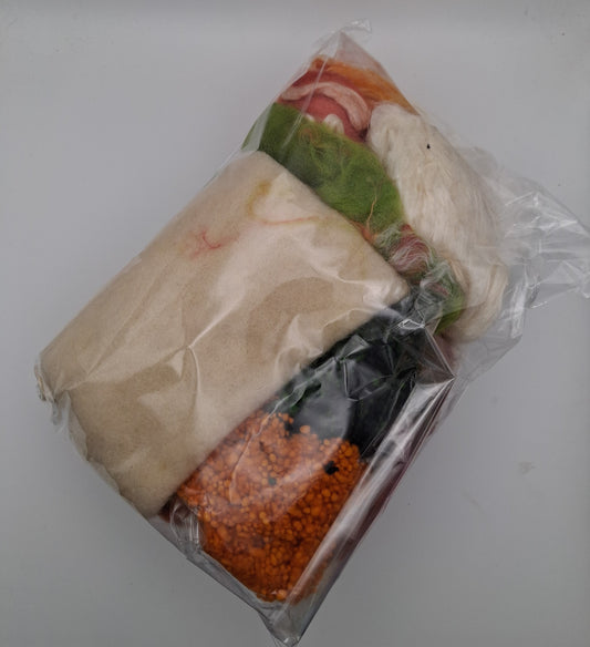 Mixed media pack - Green and Orange colours