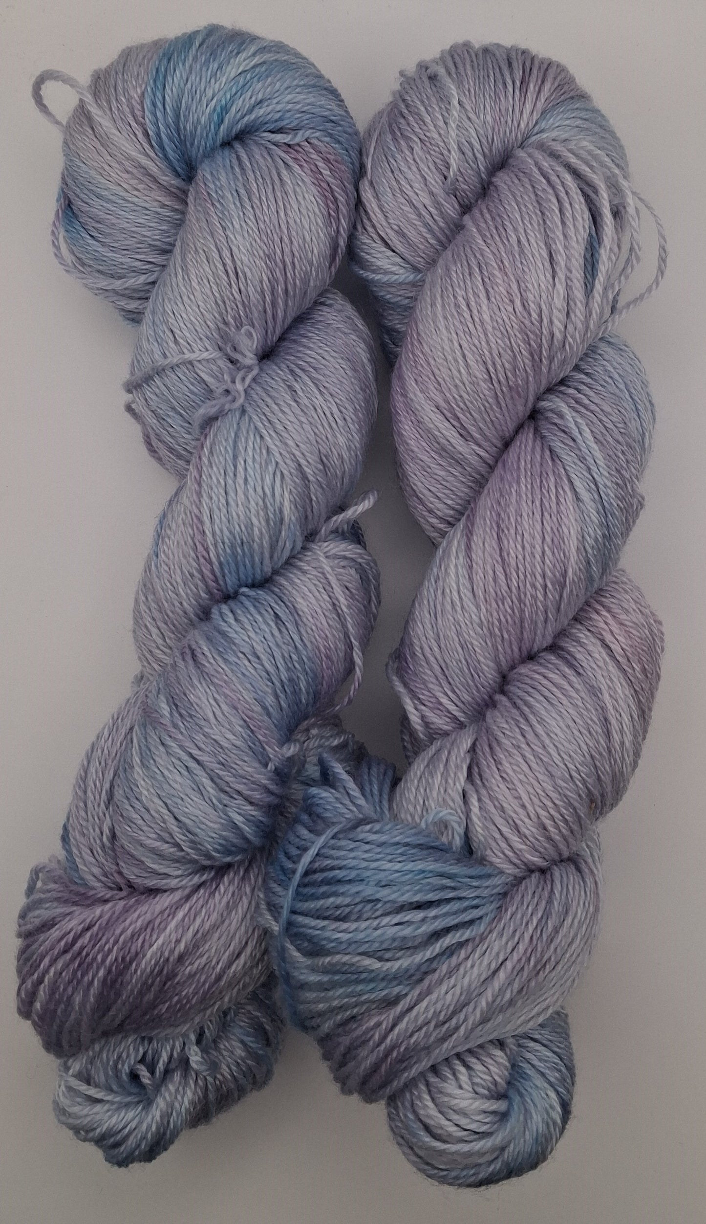 "Whispering sky" 100G Merino/Tencel hand dyed luxury Yarn 4 Ply