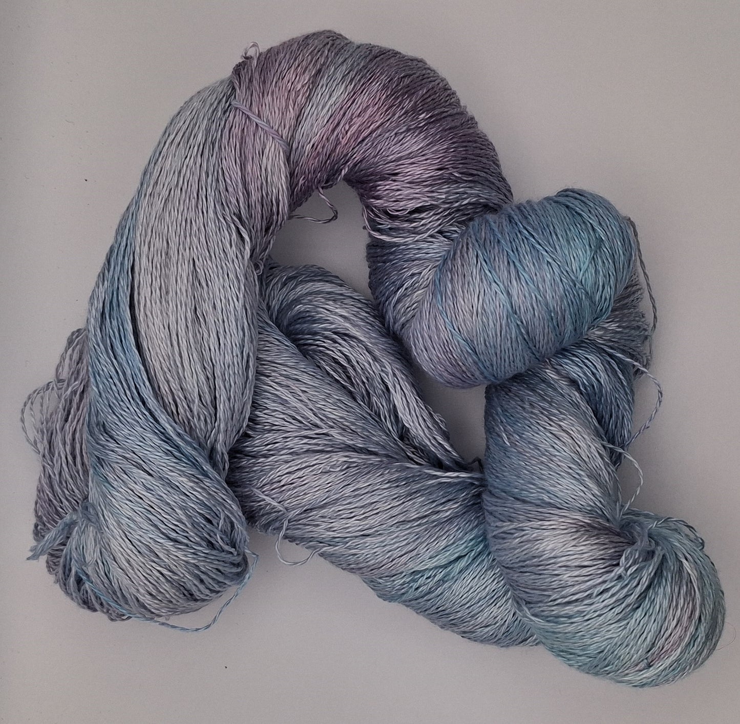 "Paua"  Hand Dyed Lace weight 100G 'A' Grade Pure Mulberry Silk