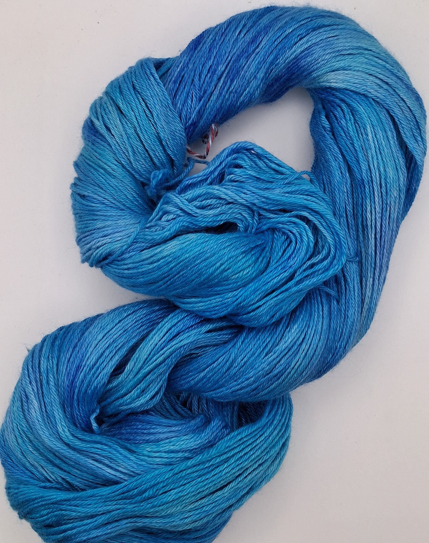 "Glacial Light" - 100G Merino/Silk hand dyed Yarn 4 Ply