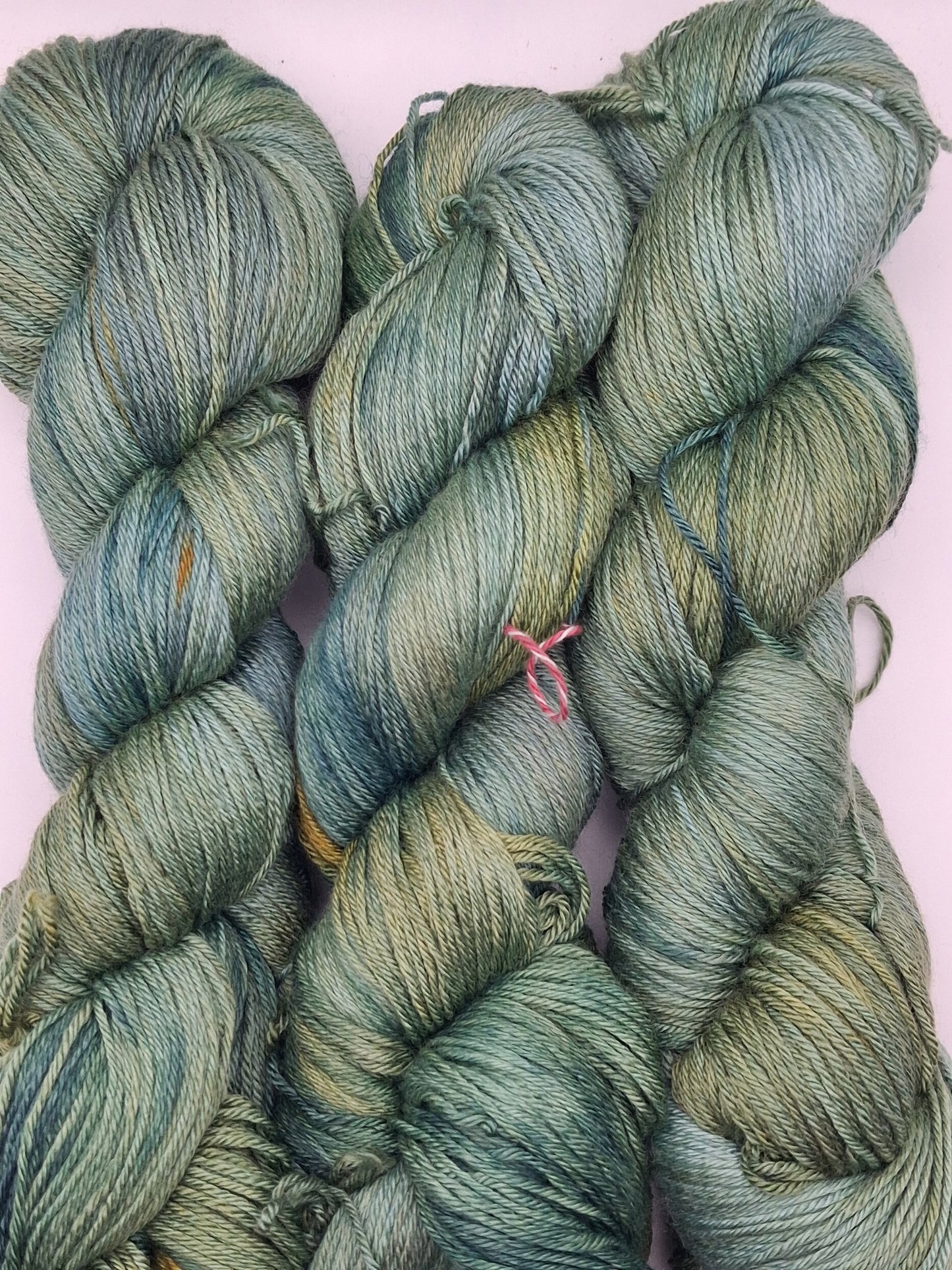 "Cypress" - 100G Merino/Silk hand dyed Yarn 4 Ply