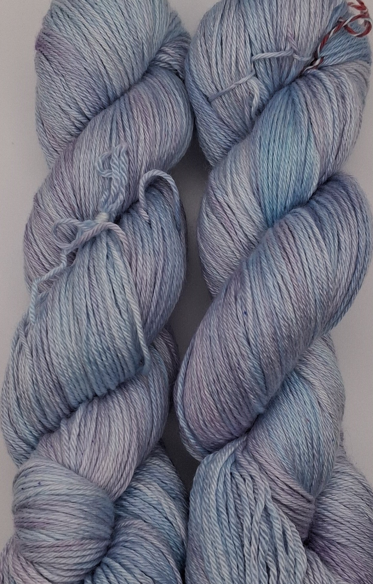 "Silver Dawn" - 100G Merino/Silk hand dyed Yarn 4 Ply