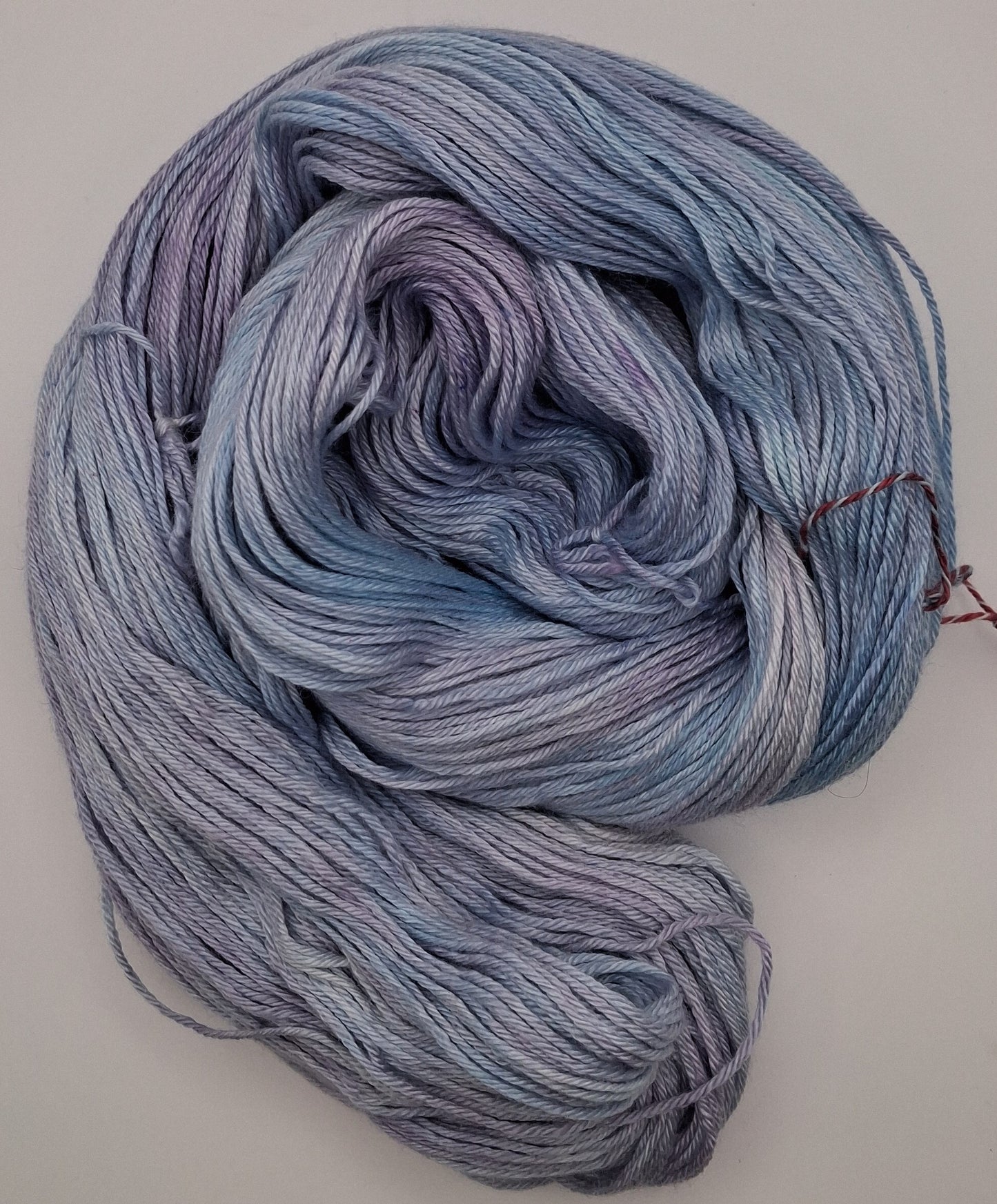 "Silver Dawn" - 100G Merino/Silk hand dyed Yarn 4 Ply