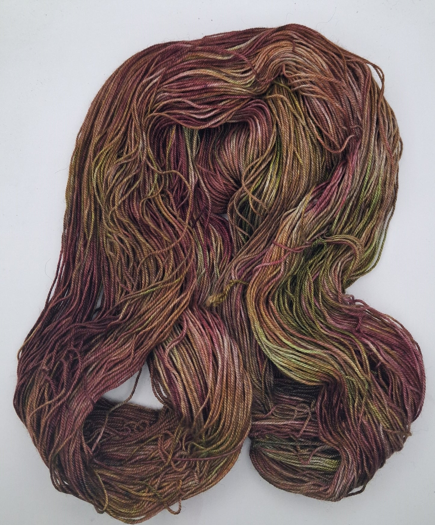"Woodland Walk" - 4 ply - 100G Merino/Silk/Yak hand dyed luxury Yarn