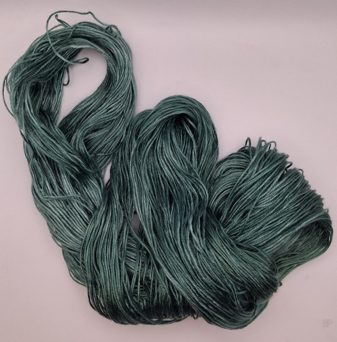 "DK-Tencel" 100G hand dyed luxury Yarn (Greens)