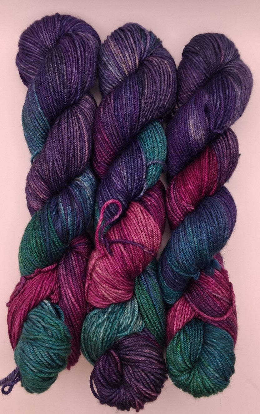 "DK-Dragonfly" 100G Merino/Silk/Yak hand dyed luxury Yarn