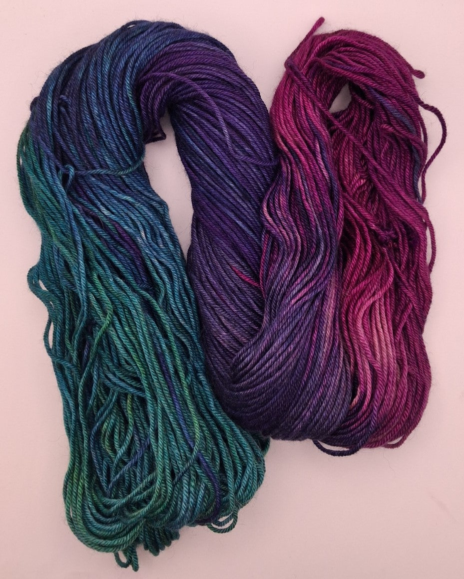"DK-Dragonfly" 100G Merino/Silk/Yak hand dyed luxury Yarn