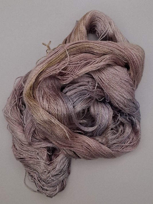 "Paua"  Hand Dyed Lace weight 100G 'A' Grade Pure Mulberry Silk