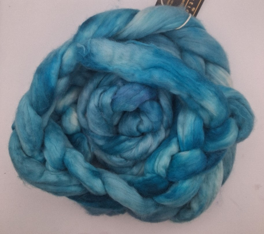 "Squeal for Teal" - 100G Hand dyed Royal baby alpaca