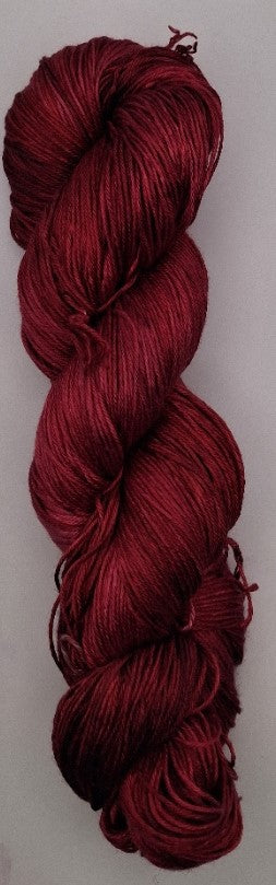 "Cardinal" - 4 ply 100G 'A' Grade Pure Mulberry Silk Hand dyed