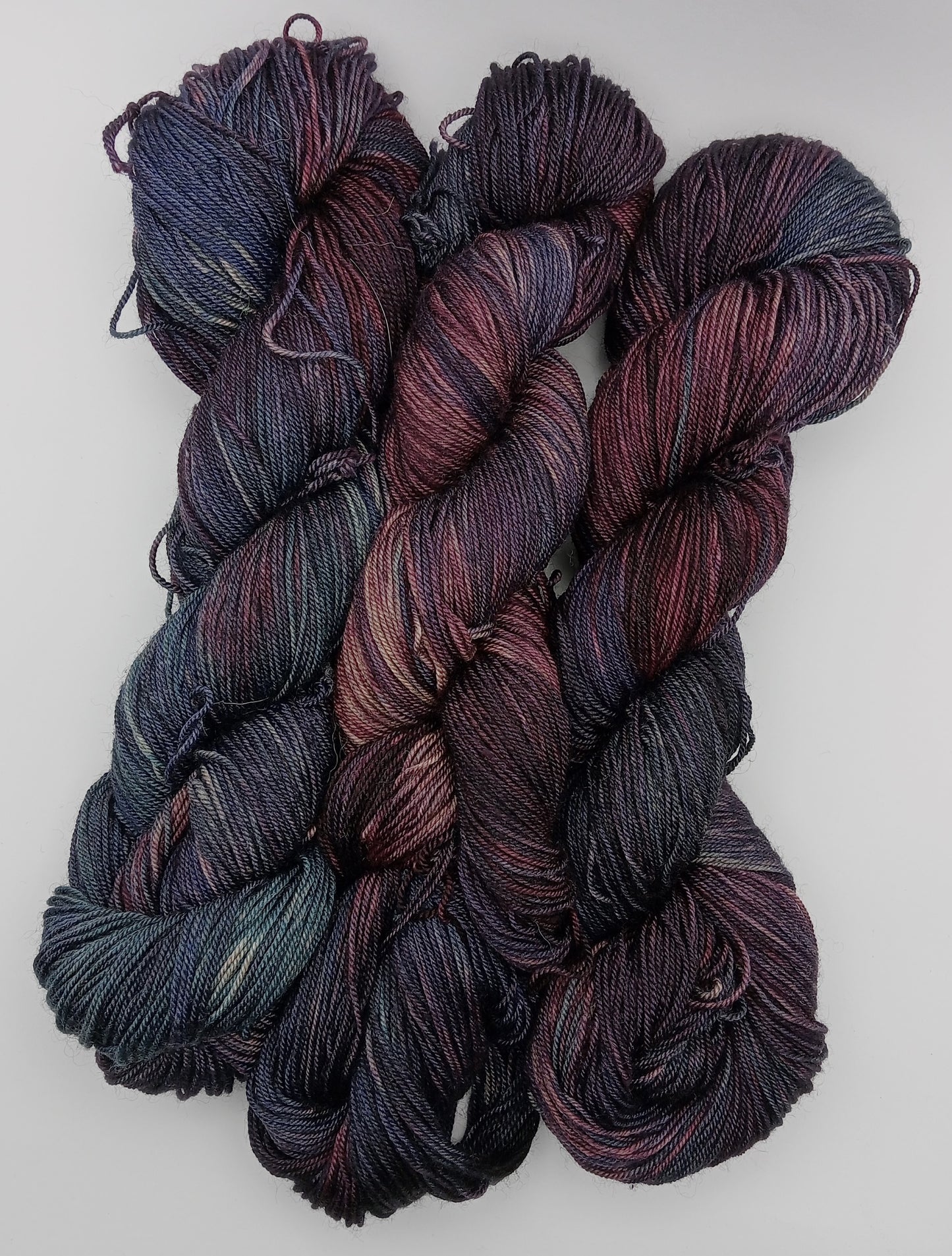 100G Merino/Silk/Yak hand dyed luxury Yarn 4 Ply- "Tui"