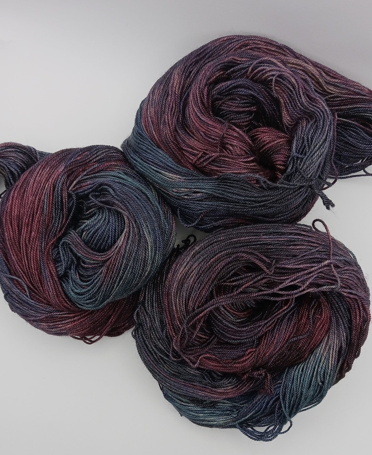 100G Merino/Silk/Yak hand dyed luxury Yarn 4 Ply- "Tui"
