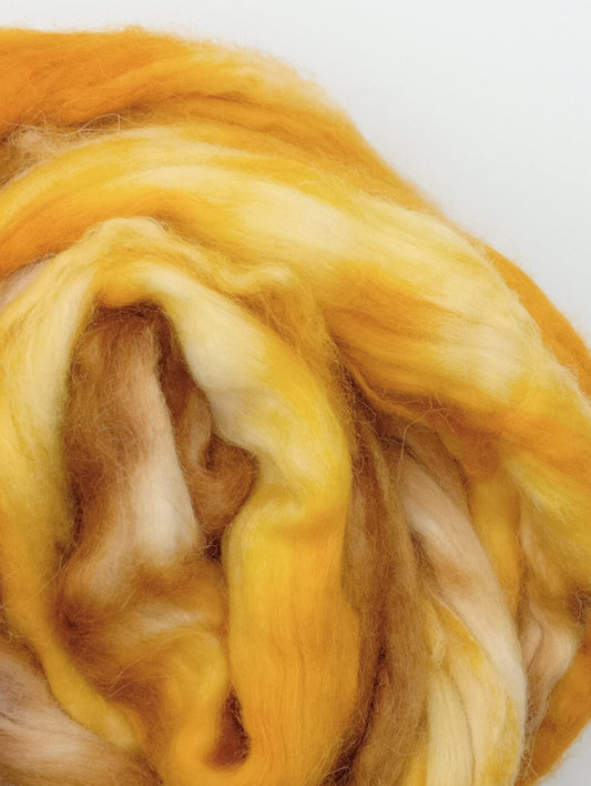 100G Hand dyed Royal baby alpaca- "Mr Bumble"