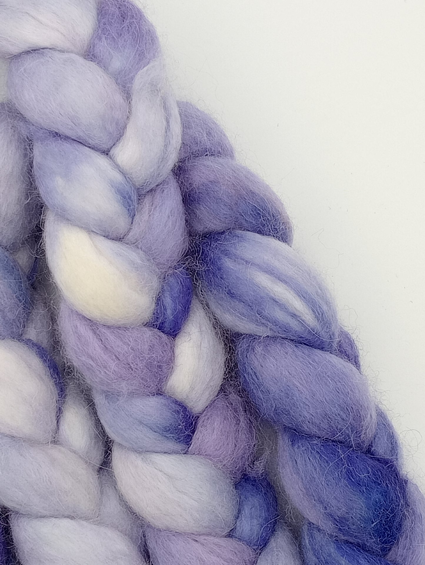 100G Hand dyed Royal baby alpaca- "Aubretia"