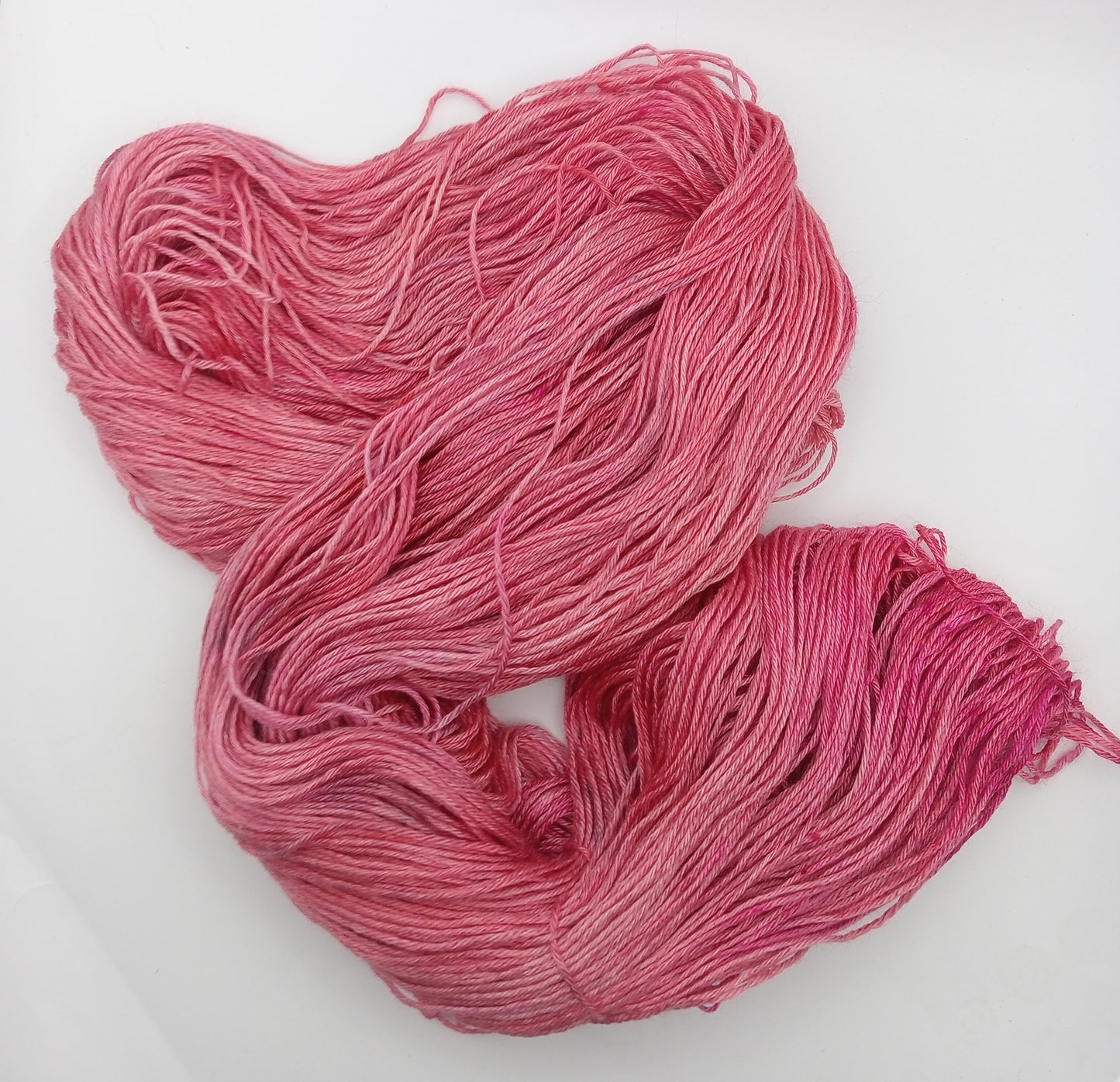 100G Bluefaced Leicester/Silk hand dyed 4 ply Yarn- "Briar"