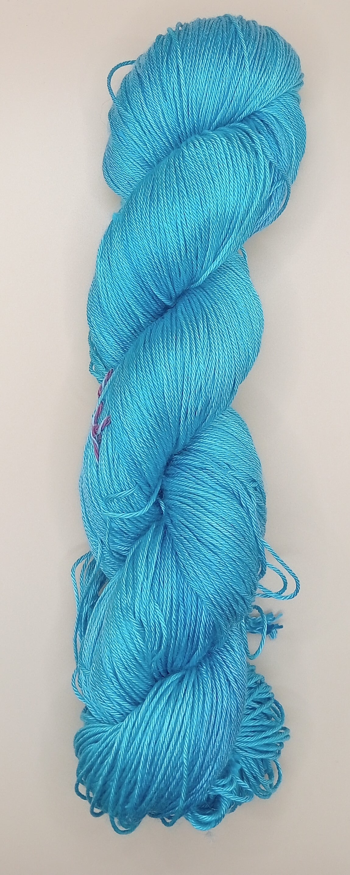 100G 'A' Grade Pure Mulberry Silk- "Turquoise"  Hand Dyed 4 ply