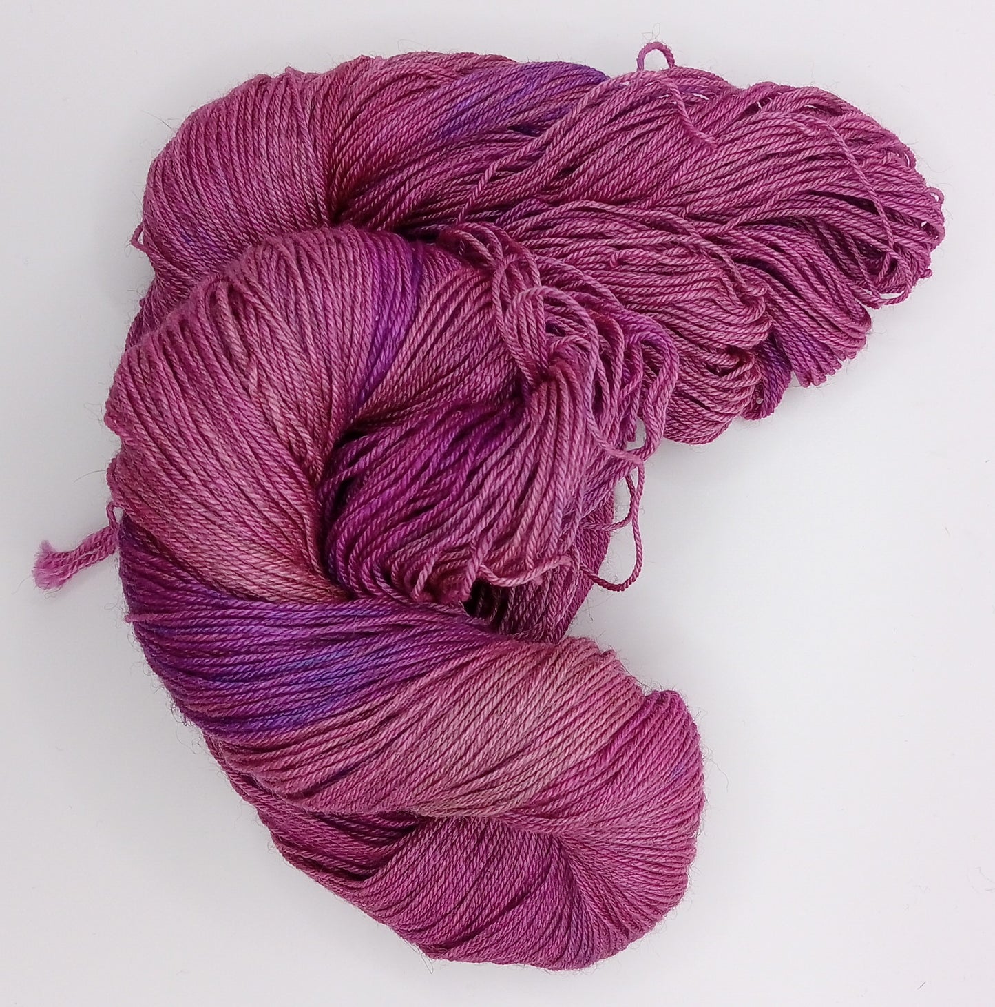 100G Merino/Silk/Yak hand dyed luxury Yarn 4 Ply- "Fushia"