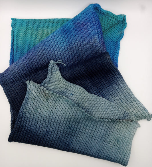 100G Hand dyed Platinum Sock Blank - Option 2