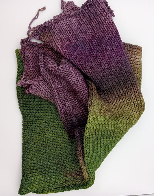 100G Hand dyed Platinum Sock Blank - Option 3