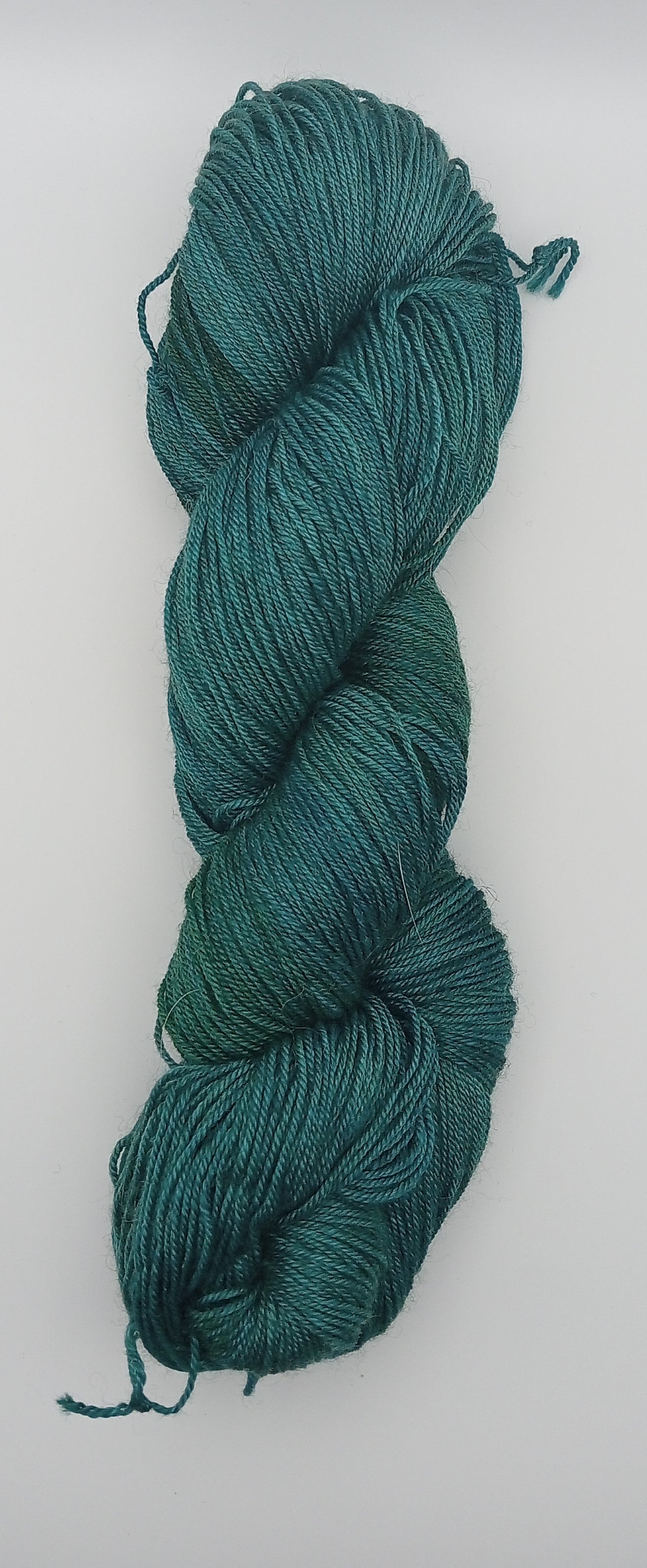 100G Merino/Silk/Yak hand dyed luxury Yarn 4 Ply- "Squeal for Teal"