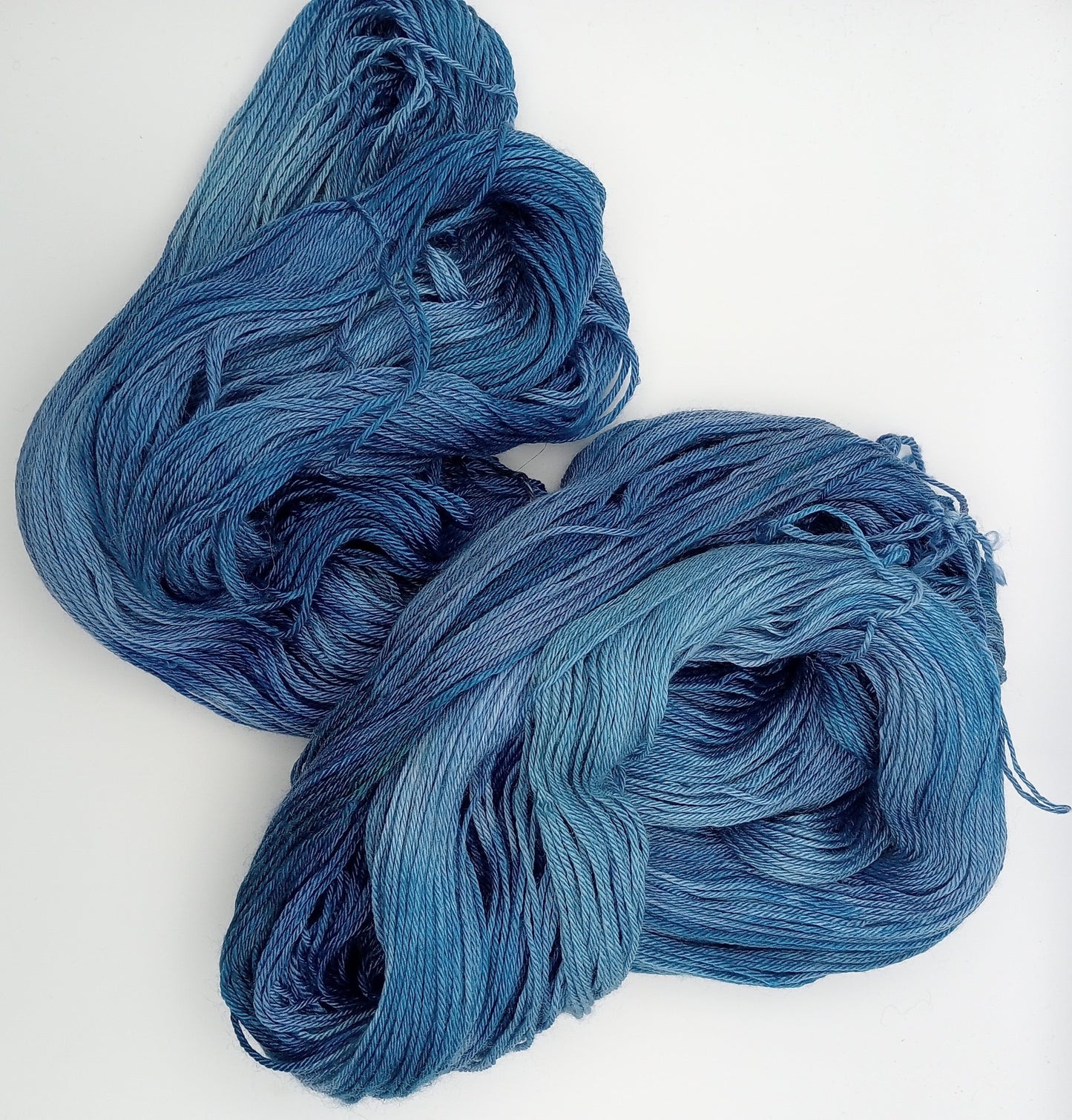 "Pelagic" - 100G Merino/Silk hand dyed Yarn 4 Ply