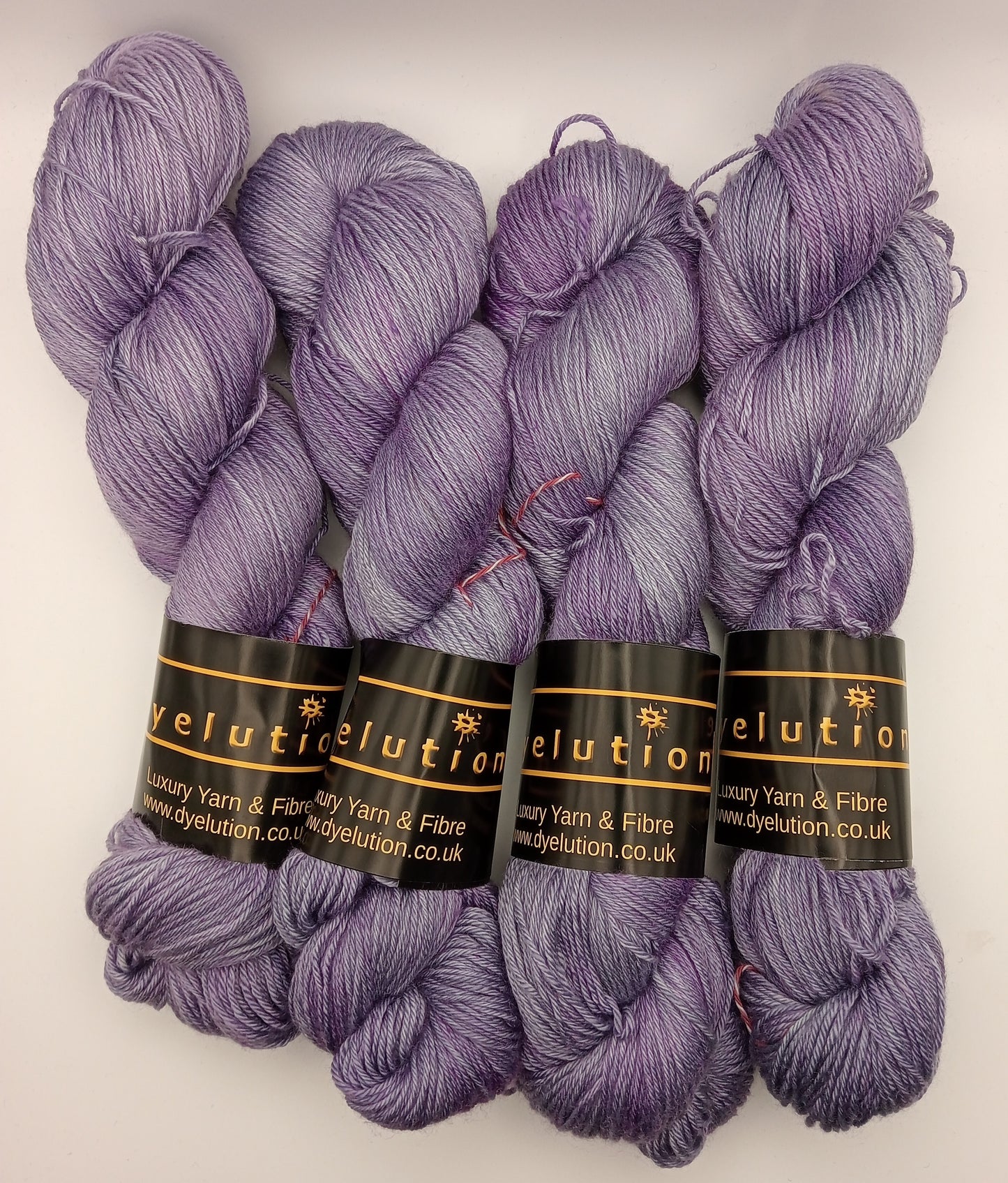 "Blackberry Sorbet" 100G Merino/Silk hand dyed Yarn 4 Ply