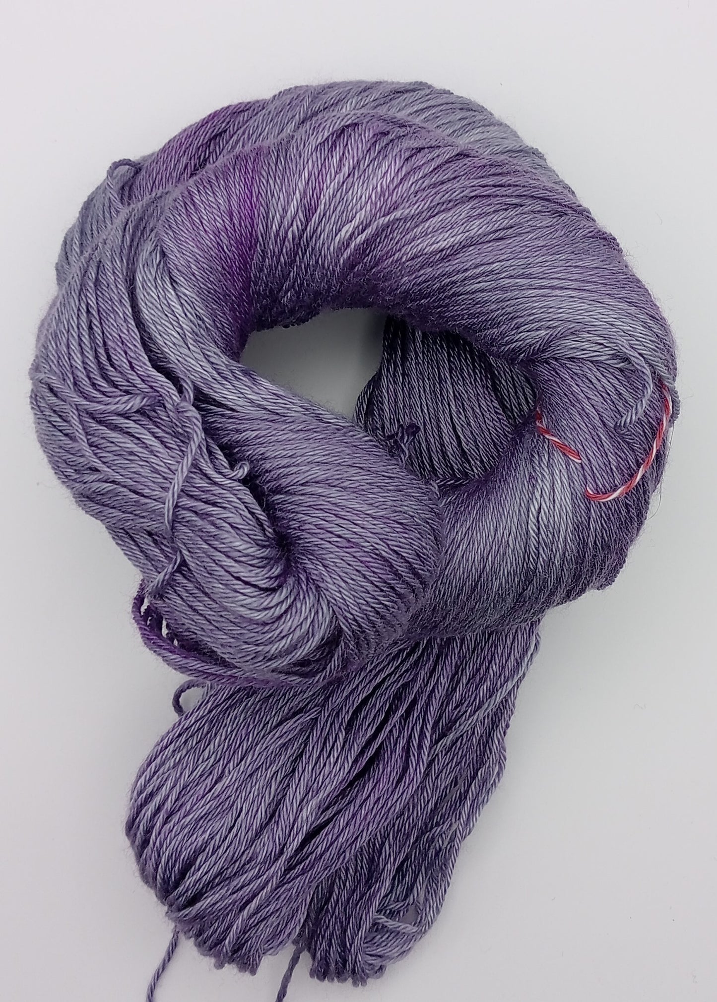 "Blackberry Sorbet" 100G Merino/Silk hand dyed Yarn 4 Ply