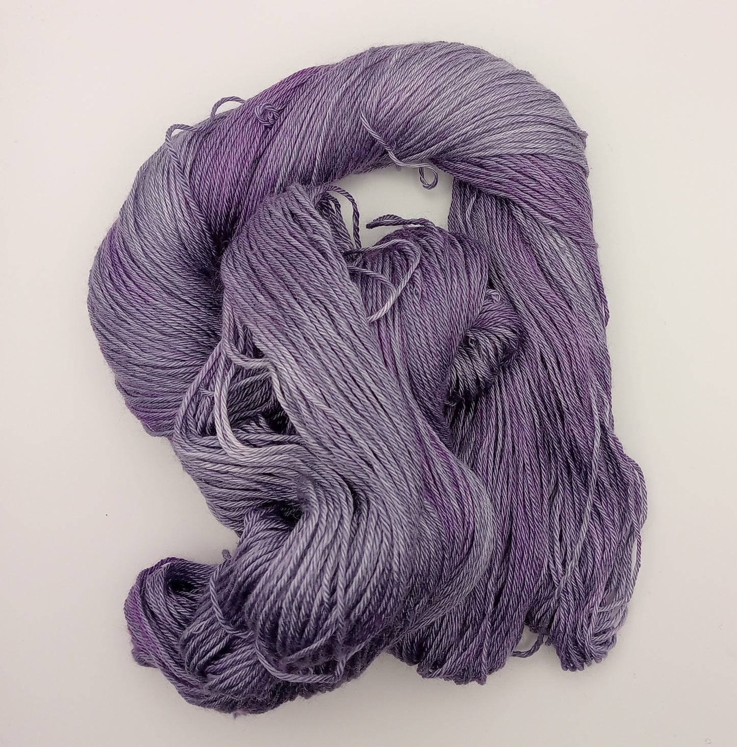 "Blackberry Sorbet" 100G Merino/Silk hand dyed Yarn 4 Ply