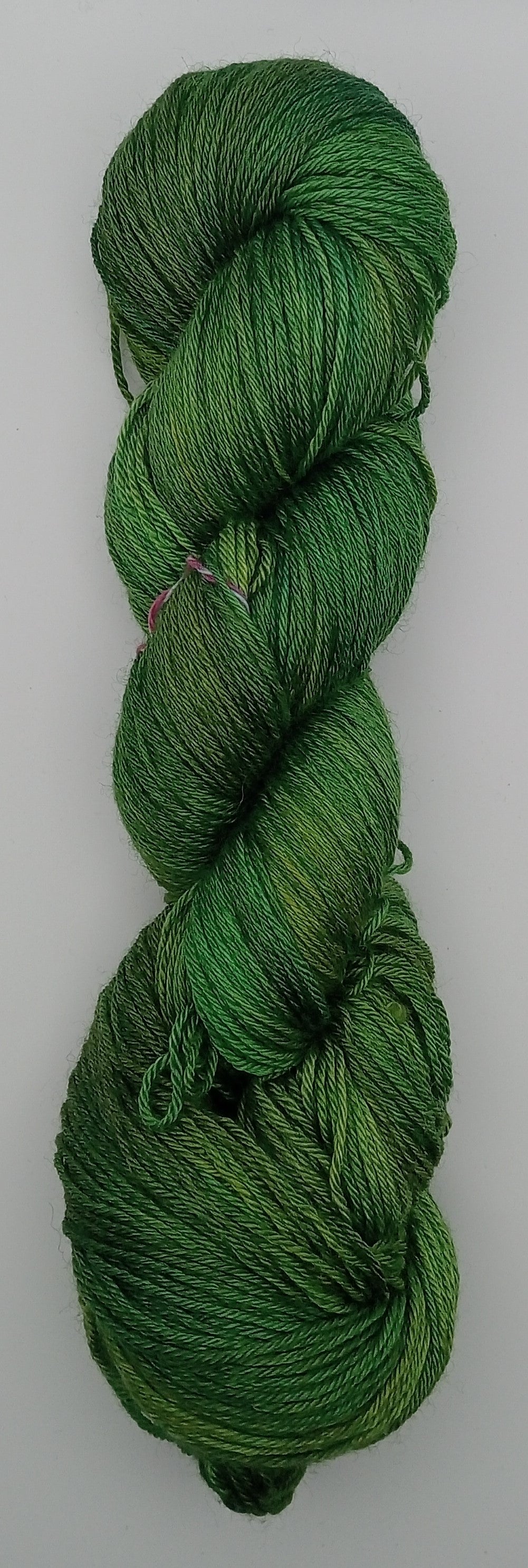 "Lincoln Green" Merino/Silk hand dyed Yarn 4 Ply - non-superwash 100g