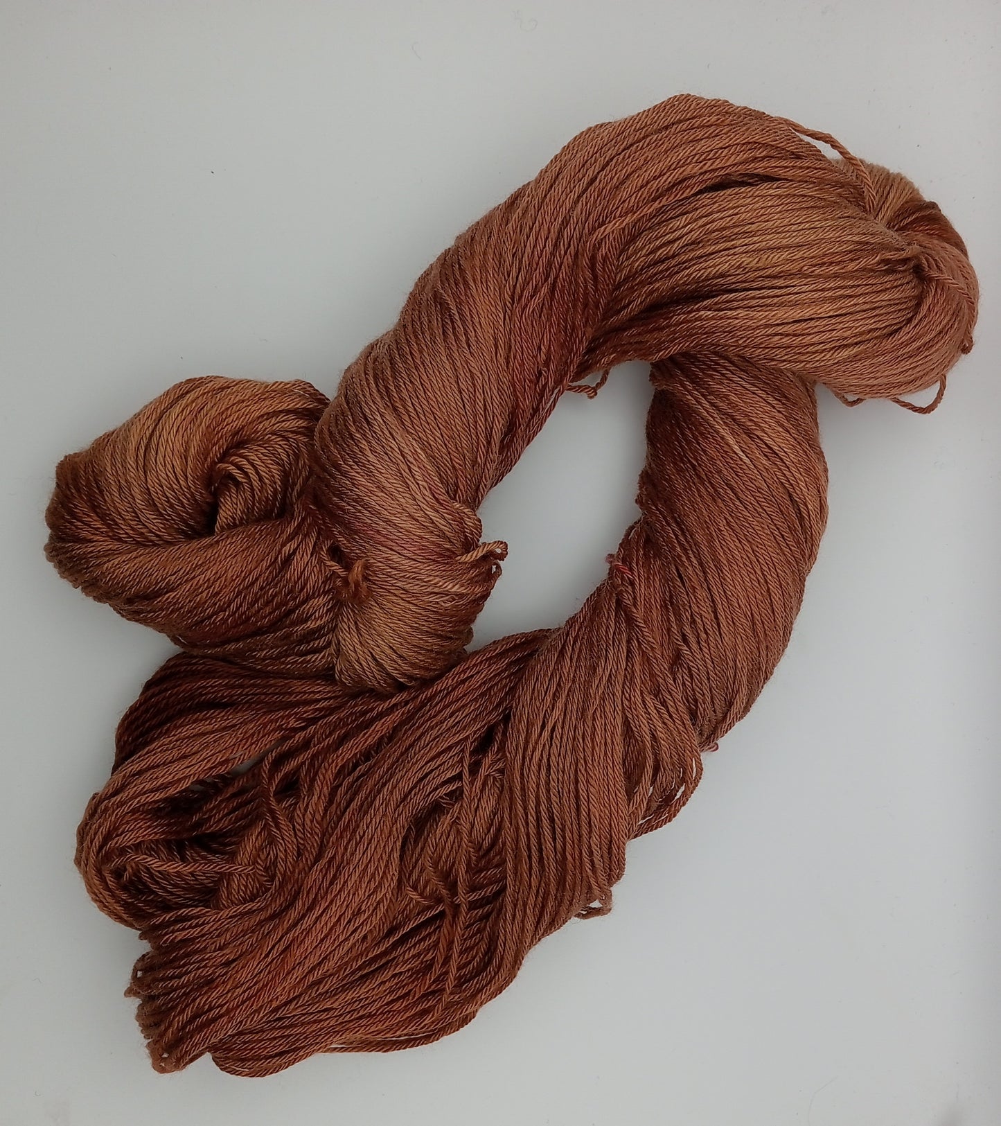 "Amber Cocoon" 100G Merino/Silk hand dyed luxury Yarn 4 Ply
