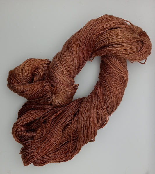 "Amber Cocoon" 100G Merino/Silk hand dyed luxury Yarn 4 Ply