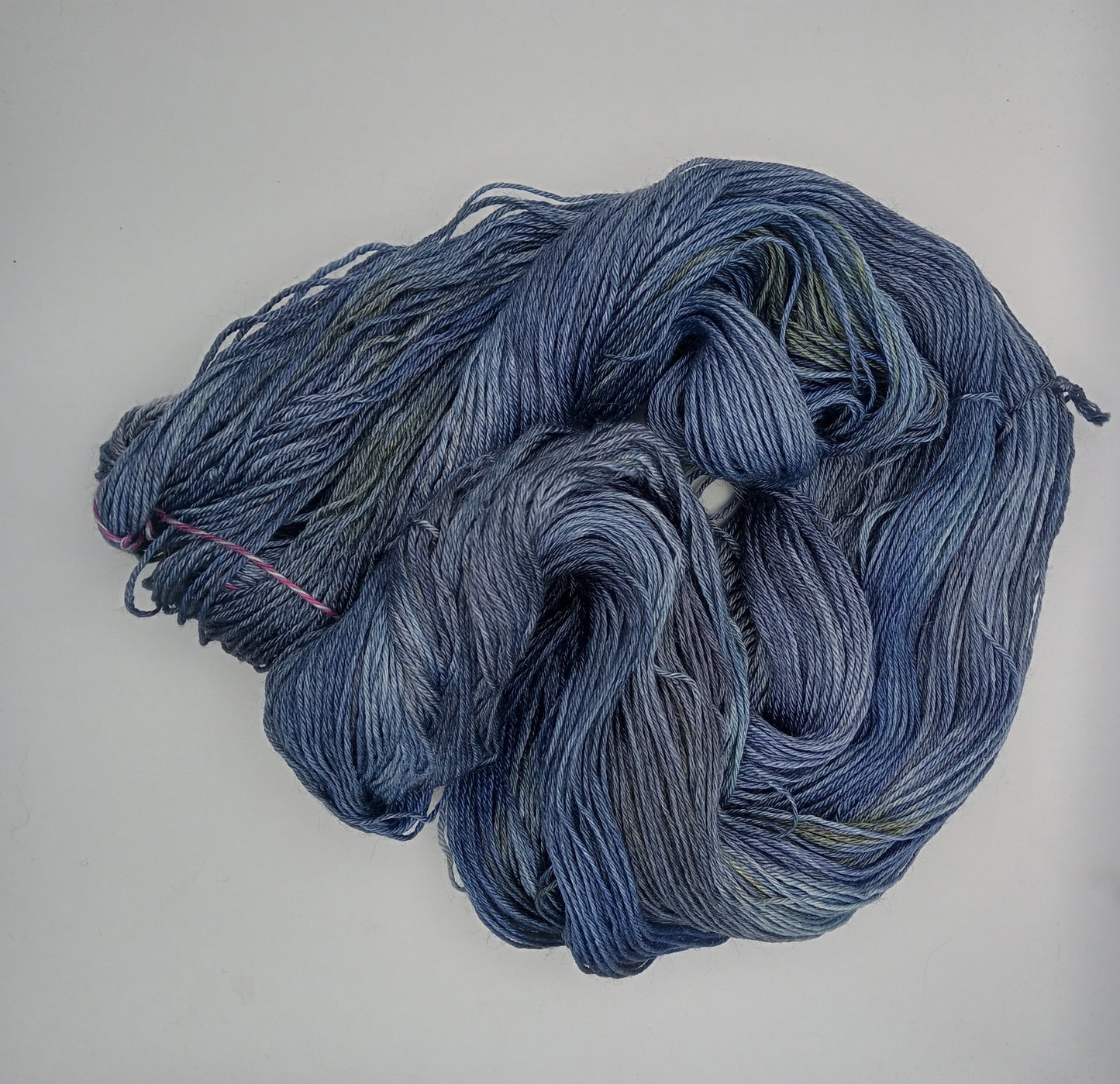 "indigo depths" - 100G Merino/Silk hand dyed Yarn 4 Ply