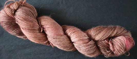 Baby Alpaca/Silk/Cashmere hand dyed Yarn 4 Ply- "Totara"