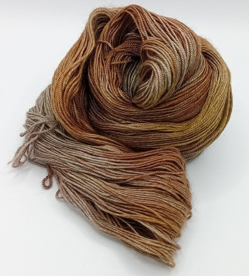 100G Merino/Silk/Yak hand dyed luxury Yarn 4 Ply- "Kea"